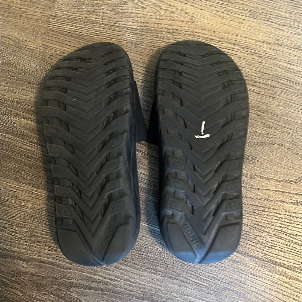 Vionic Rejuvante Adjustable Black Slides Sandals … - image 7